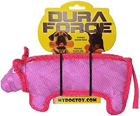 Tuffy® - DuraForce® : Pig Dog Toy: Ultra Durable Plush Toy with Multiple Layers & Reinforced Seams, Washable and Floats, DuraForce® Construction