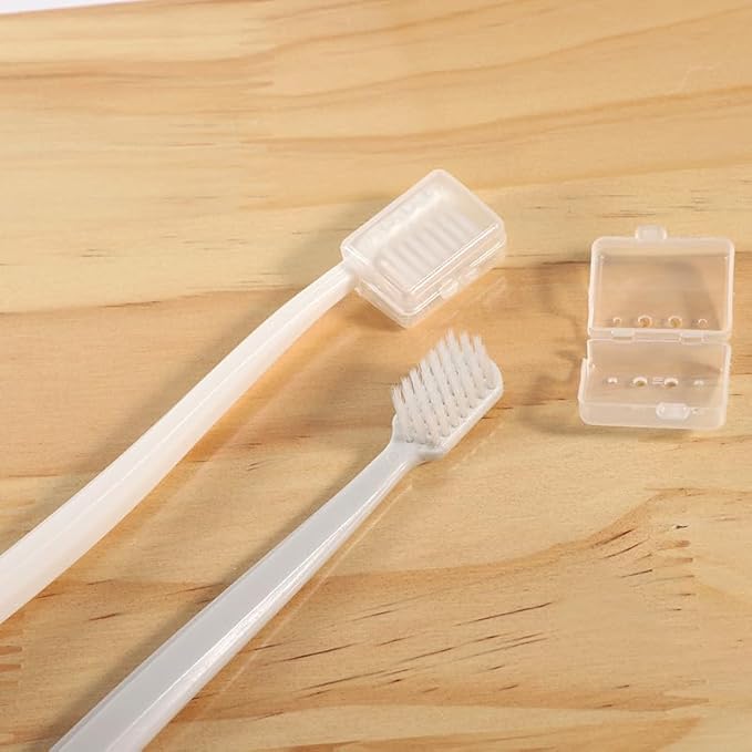 ClearTabs Soft Toothbrush 8 Pack - Ultra Gentle Bristles for Sensitive Teeth & Gums, Eco-Friendly Bamboo Design, Multi-Color Family Set for Daily Oral Care