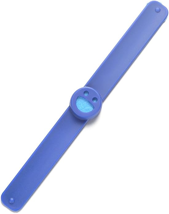 Kids Essential Oil Diffuser Bracelets Kit,4-pack Eco-friendly Silicone Wristbands,with 20 Felt Refill Pads,Aromatherapy Slap Bracelets for Girls Boys Women