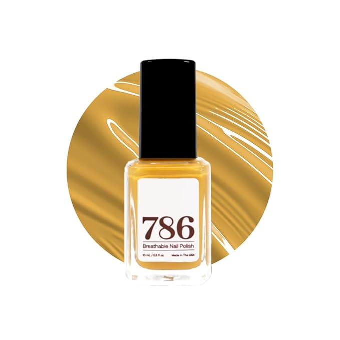 786 Cosmetics Breathable Nail Polish - Halal, Vegan, Cruelty-Free, 11-Free, Fast-Drying (Petra)