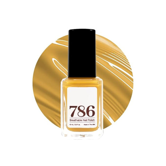 786 Cosmetics Breathable Nail Polish - Halal, Vegan, Cruelty-Free, 11-Free, Fast-Drying (Petra)