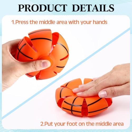 Abbylike 3 Pcs Magic Bouncing Ball Dog Flying Disc Toy