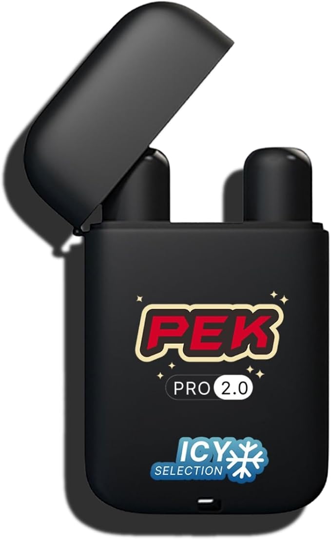 PEK Nasal Stick - Strong Cooling Menthol Inhaler for Energy & Focus | Aromatherapy Nasal Inhaler with Natural Essential Oils | Portable Dual-Nostril Mood Boost | Energy Flavor (Redbull)