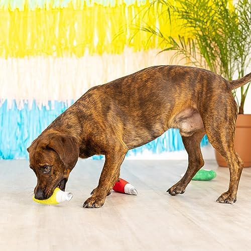 Fringe Studio Plush Dog Toy Set, Grrritos, Small 3 Piece Set, Pet Shop Collection (662041) (Pack of 2)