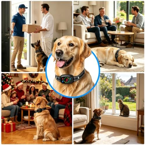 Dog Bark Collar for Large Medium Small Dogs 8-150lbs 1Pack