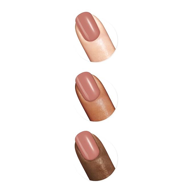 Sally Hansen Good. Kind. Pure. Nail Polish | Plant-Based, Vegan, 16-Free Formula | Opaque, Shiny | 230 Pink Cardamom | Warm Beige Nail Color