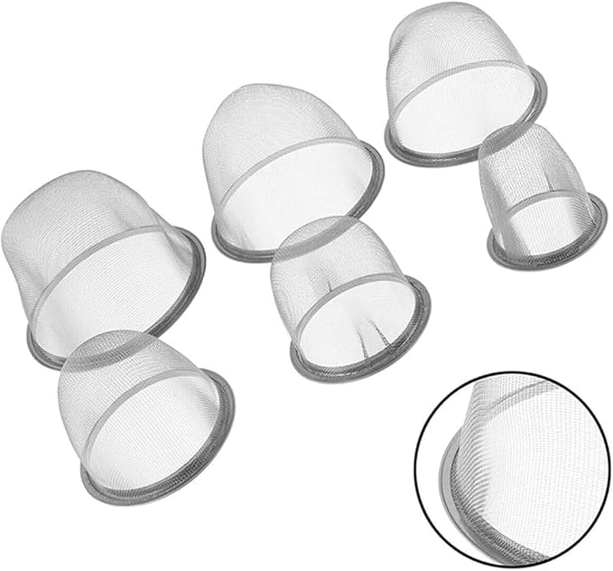 Reusable Stainless Steel Tea Infuser Mesh Strainer, Silver 6cm Metal Teapot Replacement Mesh Strainer, Tea Steeper Basket Filter Mug, Cup, Teapot Accessories, Cup Accessories