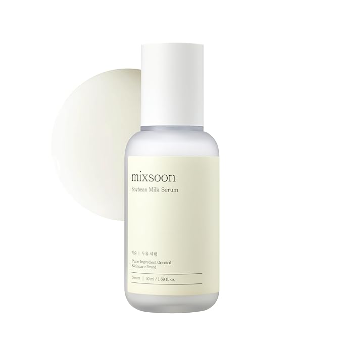 mixsoon Soybean Milk Serum - Milk Moisturizer, Face Milk, Hydrating and Firming for Face, Nourishing Formula for Smooth Skin 50ml / 1.69 fl.oz. Korean Glass Skin Care