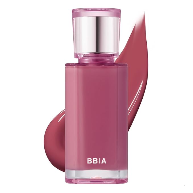 BBIA Lucky Shine Tint – Glass-like High-Glossy & Glowy Lip Stain Soft Muted Color Naturally Moisturizing & Plumping Comfortable Texture Long-Lasting Non-Sticky Korean Makeup (05 LUCKY PLUM)