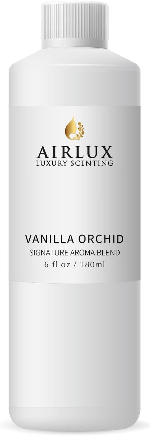 Signature Aroma Oil No. 691 Vanilla Orchid – Jasmine, Brown Sugar – Aroma Oil for Cold Air & Waterless Diffusers – 180 mL, 6.1 fl oz Eco Refill Bottle