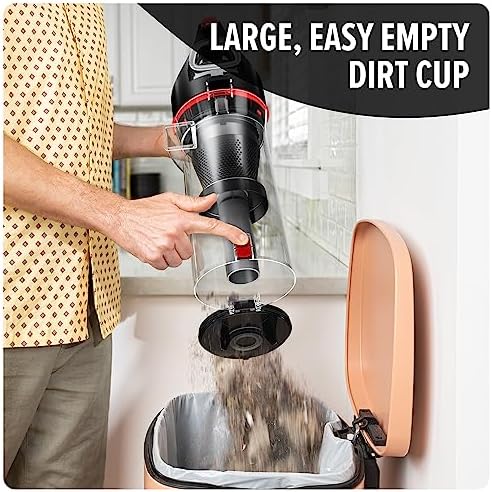 Dirt Devil Multi-Surface Extended Reach+ Upright Bagless Vacuum Cleaner | Ideal for Carpet and Hard Floor, Powerful, Lightweight, Corded Vacuum Cleaners for Home Use