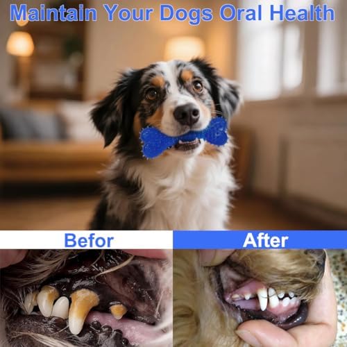 Dog Toys 15 Pack for Teeth Cleaning and Fun, Puppy Teething Chew Toys Bulk