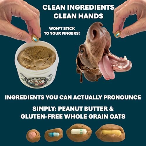 Peanut Butter Dog Pill Wrap - Old English Sheepdog Label