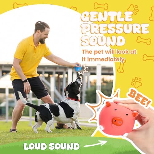 20 Pack Latex Dog Squeaky Toys Soft Squeak Balls for Pets