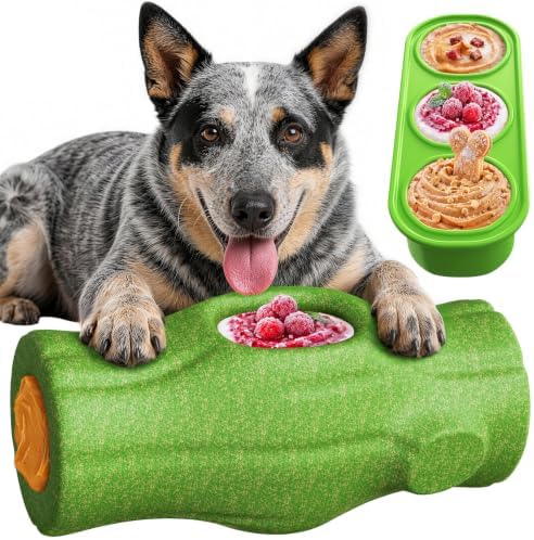 KADTC XL 3-in-1, Frozen Treat Dog Toy, Tough Chew Toy, Lick Bone for Dogs
