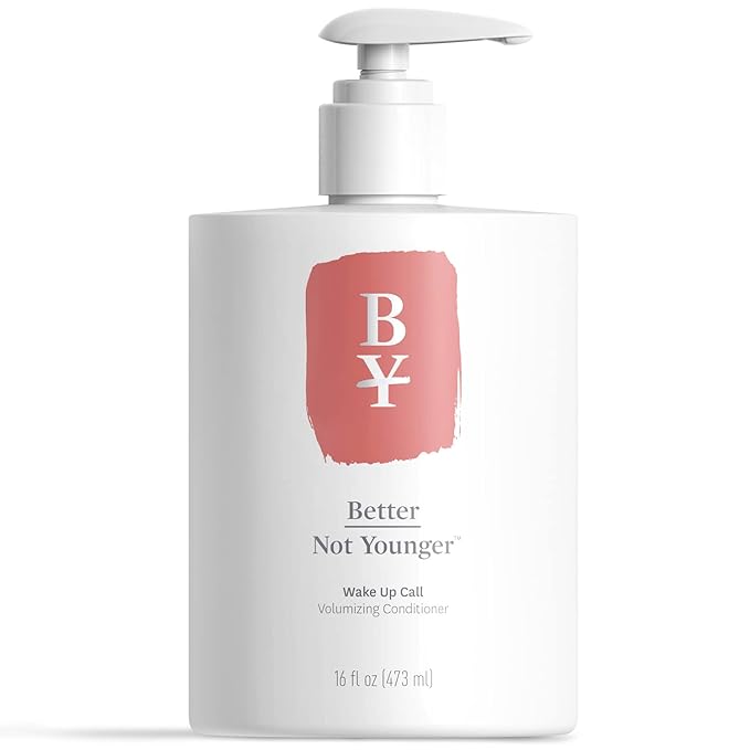 Better Not Younger Wake Up Call Volumizing Conditioner 16 fl oz with Biotin – For Women Over 40 with Thinning Hair -Volumizes, Lifts & Nourishes - Thickening, Color-Safe, Sulfate Free Conditioner.
