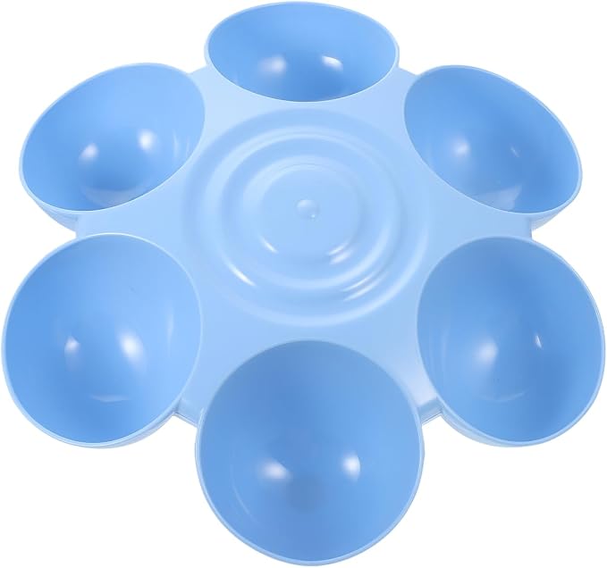 Hemobllo Multipurpose Pet Feeding Bowl with Flower Shape Design for Cats and Dogs Durable Food and Water Dish Easy to Clean 14.17 X 14.17 X 3.54 Inches