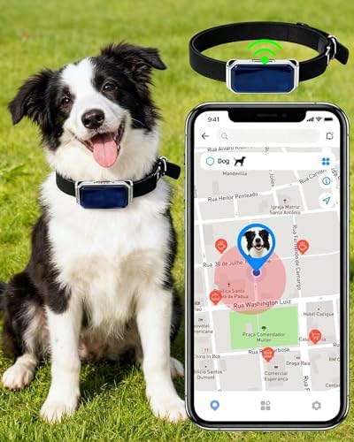 GPS Dog Tracker with Live Tracking & Virtual Fence Alerts