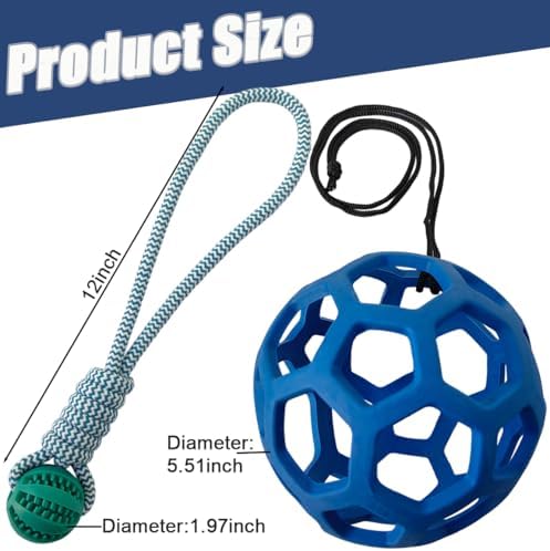 2PCS Pig Enrichment Toys, Mini Pig Supplies, Hanging Chew Ball with Rope + Replaceable Feeder Foraging Ball, Interactive Pig Enrichment Toy Set for Pigs, Treat Dispensing & Chew Activity Toy