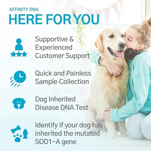 Dog Degenerative Myelopathy (DM) DNA Test | Home Sample Collection Kit for 1 Canine | Puppy DM Testing | Results in 10-15 Working Days | A Complete Kit with No Extra Fees
