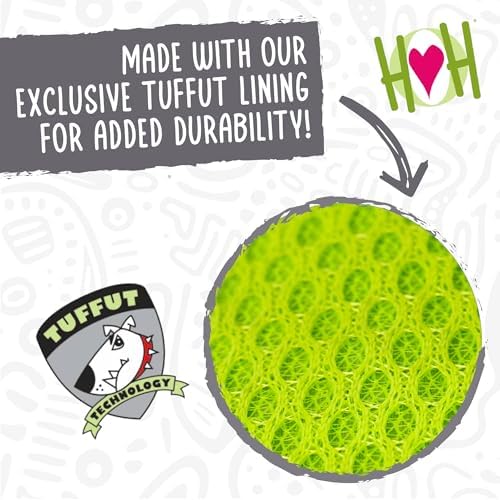 HuggleHounds HuggleTuff Plush Dog Toys - Dog Stuffed Animal Toy, Puppy Toys, Squeaky Dog Toy for Small & Medium Dogs, Durable Plush to Keep Them Busy - Puffies Woodland Friends (3 Count)