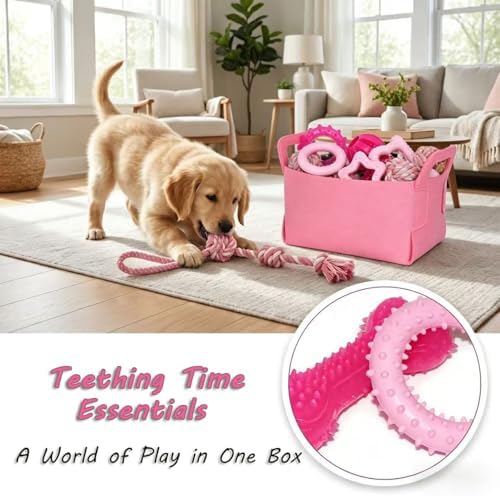 20 Pack Puppy Teething Chew Toys for Small Dogs, Bulk Dog Toys for Puppies