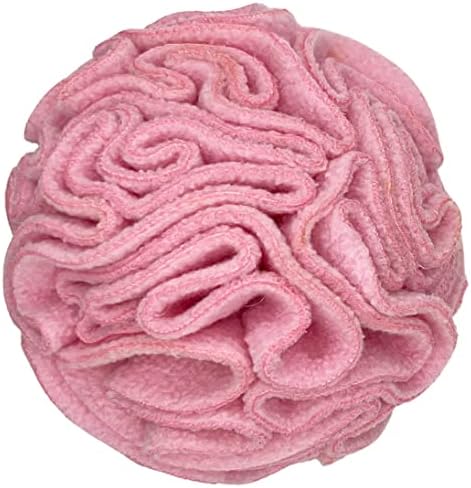 Glory To Dog Small Breed Snuffle Puzzle Ball Treat Foraging Dog Toy Pink