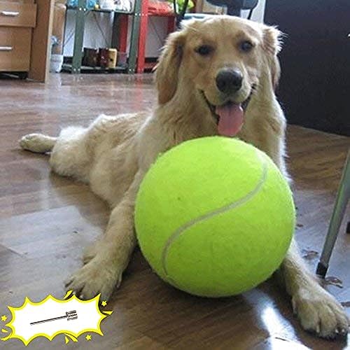 Banfeng Dog Tennis Ball, 9.5" Giant Sport Gift Toy Herding Ball for Dogs