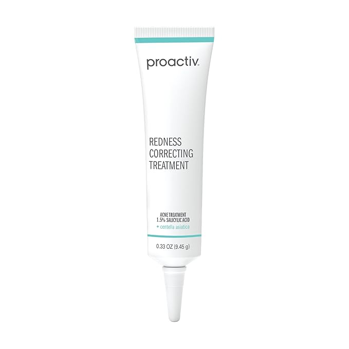 Proactiv Redness Correcting Treatment, Spot Treatment with 1.5% Salicylic Acid, 2-in-1 Multitasker, Reduces Redness while Treating Blemishes, Calms Irritated Skin, Non-Comedogenic, 0.33 oz