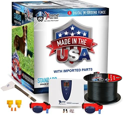 Underground Electric Dog Fence Kit, Standard, 2-Dog, 500 ft
