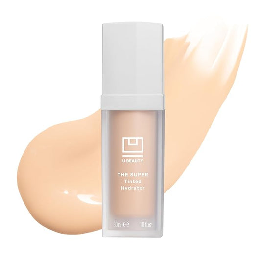 U Beauty The Super Tinted Hydrator Hyaluronic Acid Moisturizing Cream - Mega-Dose Skin Hydrator for Supple, Smooth, and Softer-Looking Skin For Up To 48 Hours - Shade 3-1.0 oz