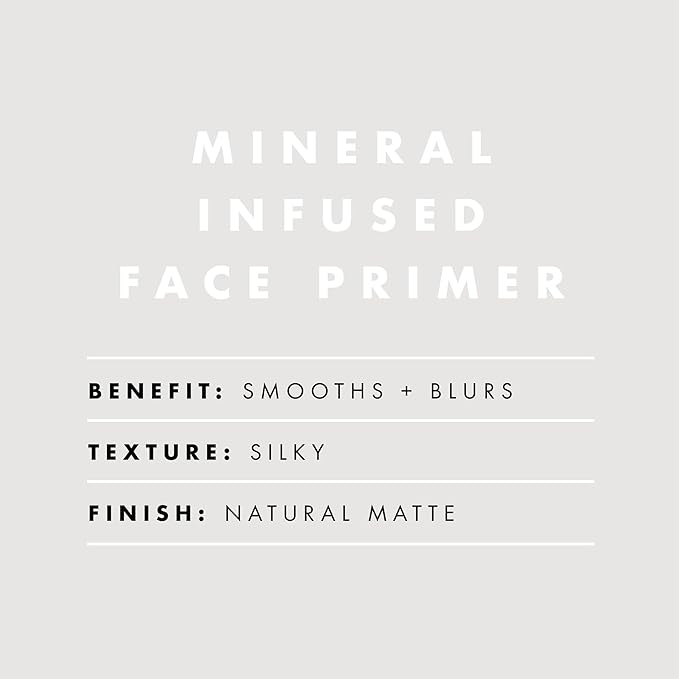e.l.f. Mineral Infused Face Primer, Primer For A Smooth Foundation Base, Fills In Fine Lines & Refines Complexion, Vegan & Cruelty-free, Large (Pack of 2)