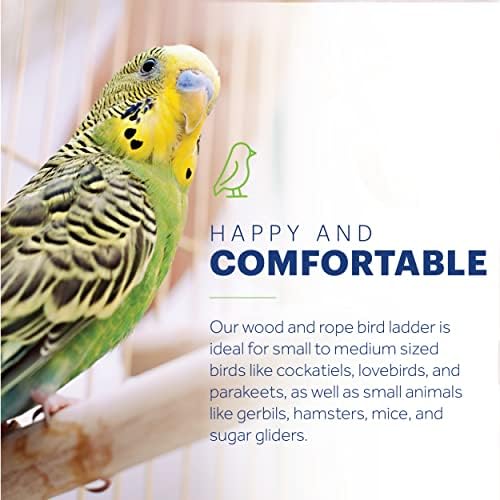 Prevue Pet Products Rope Ladder Bird Toy Hanging Birdcage Toy for Climbing