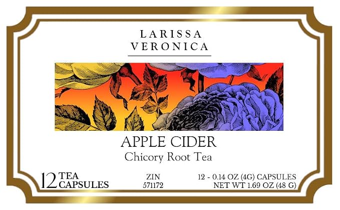 Apple Cider Chicory Root Tea (Single Serve K-Cup Pods) (12 pods, ZIN: 571172) - 3 Pack