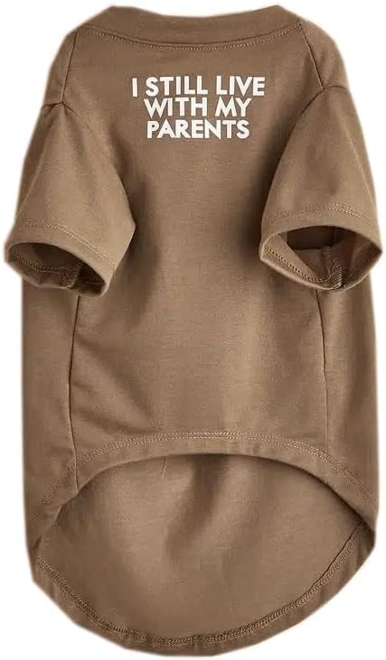 Cute Dog Clothes T Shirt for Medium Dog and Small Dogs Girl Boy,Puppy.Breathable Soft Dog Costume for Pet Dogs Cats, Pet Pullover Jumper, Cat Clothes (XL-(16~20lb), Chest~20", Khaki)