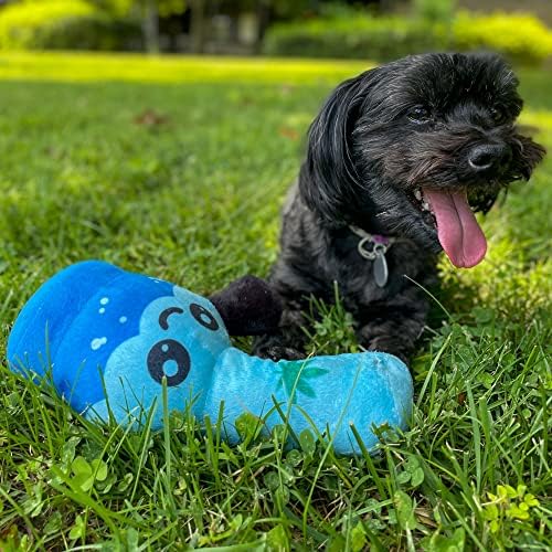 Water Pipe Dog Toy Funny Stuffed Squeaker Chew Weed Plush for Puppies