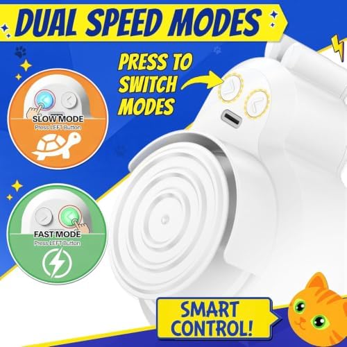 Interactive Cat Toys for Indoor Cats - Automatic Flying Bird Feather & Mouse Wand Enrichment Toy, Hands-Free or Handheld USB-Rechargeable Safe Play Chase Exercise for Bored Kittens and Adult Cats