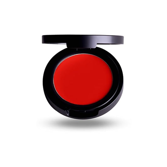 POISE Makeup HD Crème Lip and Cheek Compact | Long Lasting Cheek Blusher and Lip Stain Lipstick in One Hydrating for Skin Infused w/Shea Butter, LION'S HEART