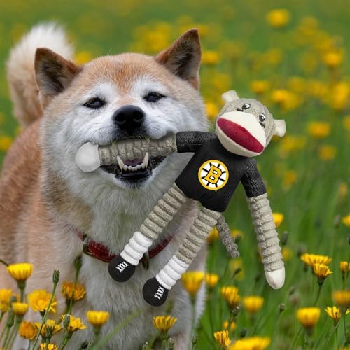 Littlearth NHL Team Sock Monkey Pet Toy - Officially Licensed Teams