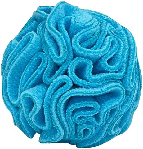 Glory To Dog Small Breed Snuffle Puzzle Ball Treat Foraging Dog Toy Blue