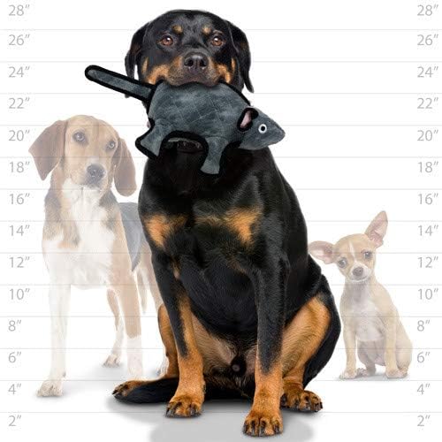 TUFFY® : 2 Pack Mouse Dog Toy: Ultra Durable Plush Toy with Multiple Layers & Reinforced Seams, Washable and Floats, Original Construction