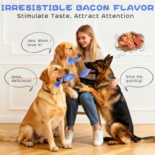 WinTour Dog Chew Toys for Aggressive Chewers, Tough Toys for 30-80lbs Dogs