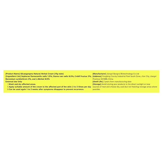 Official Seller - Chinese Herbal Cream - Natural Relief for Skin Issues - Pack of 5