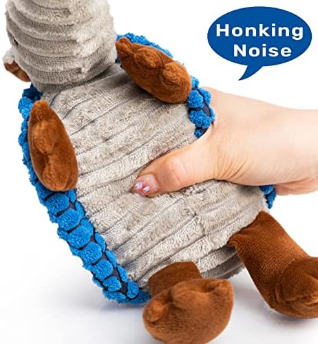 Hollypet Armadillo Squeaky Puppy Dog Toys for Small Medium Dogs, 8"