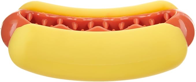 BarkBox Treat Meat Hot Dog Dog Toy - Toy for Medium Dogs