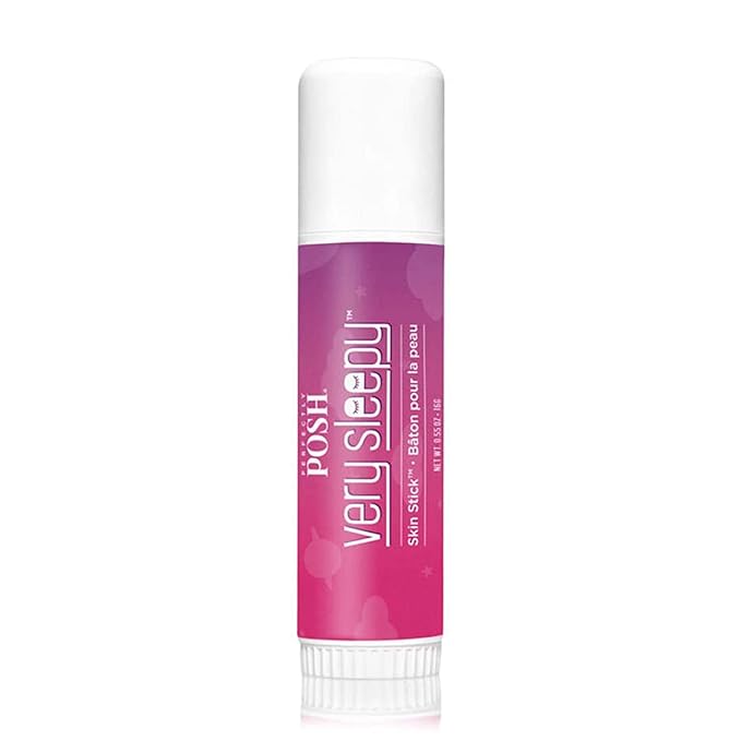 Perfectly Posh - VERY SLEEPY Lavender & Shea Butter Skin Stick - Soothing and Hydrating Balm for Dry Skin - Rejuvenating Lavender Scent - 0.55oz