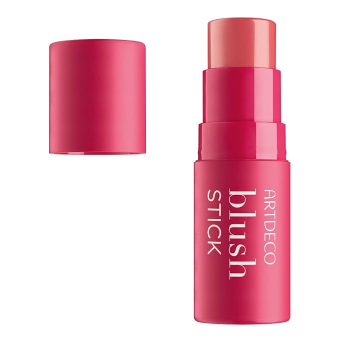 ARTDECO Blush Stick Pink Dahlia – Cream Blush with Buildable Color – Easy to Blend Makeup Stick for a Fresh & Natural Finish – Vegan & Cruelty Free – 0.17 oz