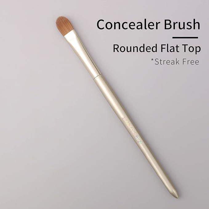 Flat Concealer Brush Under Eye, Concealer Brush, Small Flat Makeup Brushes, Under Eye Brush Concealer, Flat Brush Under Eye. - Glod, E201M