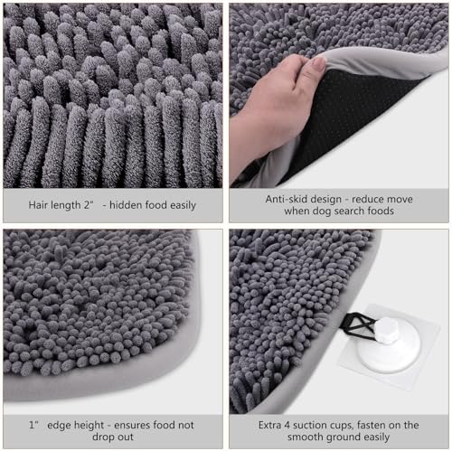 Rundik Snuffle Mat for Dogs, Interactive Puzzle Toys Feeding Games for Pets