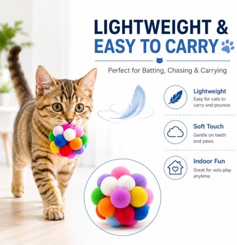 Cat Toy Balls, 1.75", 9PCS